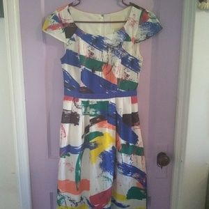 Modcloth Paint Stroke Dress